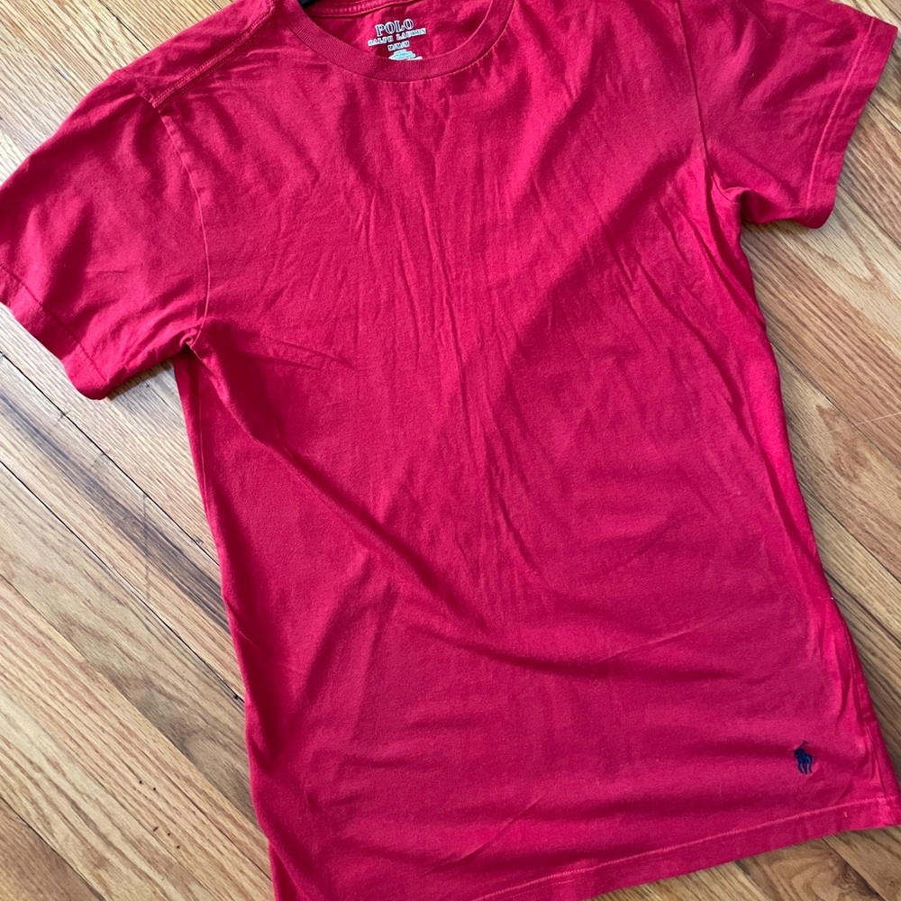 Polo by Ralph Lauren Men's Red T-Shirt